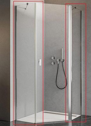Боковая стенка radaway nes ptj 100x90 безопасное стекло, прозрачное (10052700-01-01)