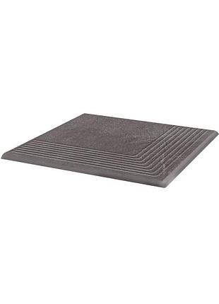 Сходинка кутова paradyz taurus 30x30 grys