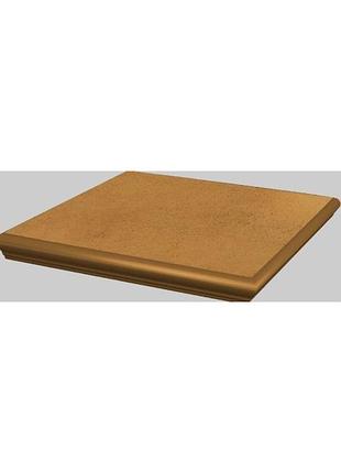 Сходинка з капіносом кутова paradyz aquarius 33x33 brown