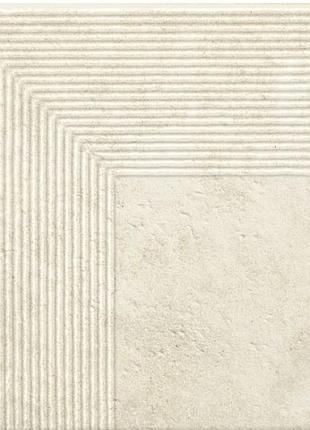 Сходинка кутова paradyz scandiano 30x30 narozna struktura beige