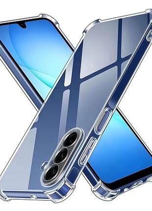 Чохол fiji proof для samsung galaxy a27 5g (a276) прозорий бампер з посиленими бортами transparent