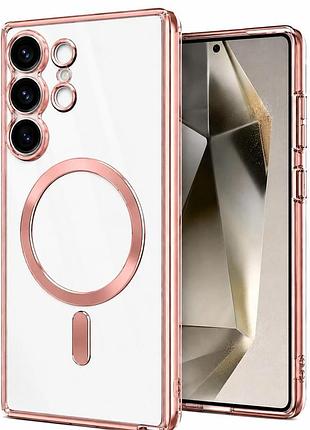 Чехол fiji chrome для samsung galaxy s26 ultra (s948) с magsafe и защитой камер rose gold
