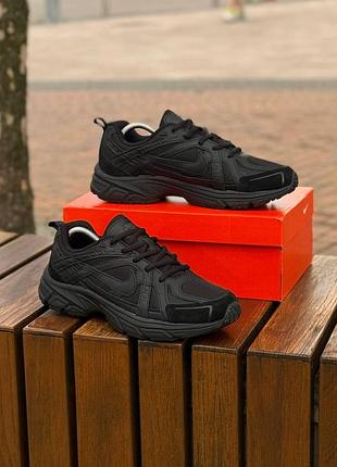 Чоловічі чорні кросівки nike running, чоловічі літні кросівки сітка, чоловічі легкі спортивні кросівки найк 42