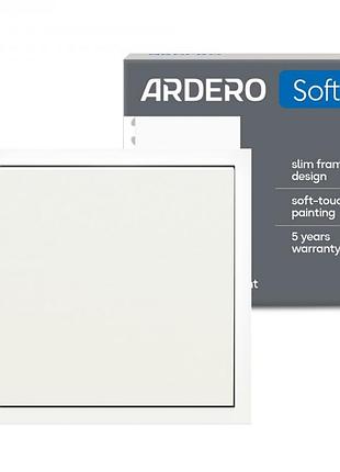 Выключатель 1-клавишный перекрестный ardero ev131-w soft 10а белый