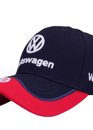 Бейсболка volkswagen синя 02352