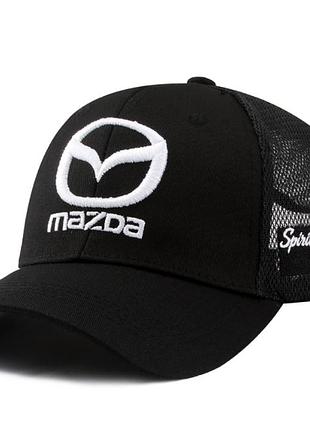 Бейсболка mazda чорна 02353