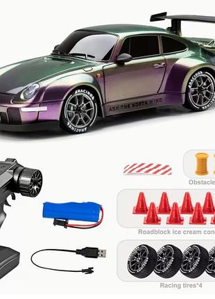 Игрушечная спортивная гоночная дрифт машинка на радиоуправлении порш porsche