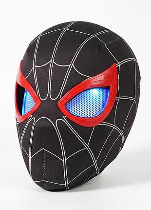 Інтерактивна маска людини-павука buma toys маска для вечіроксплей spider man світиться ворушиться очі
