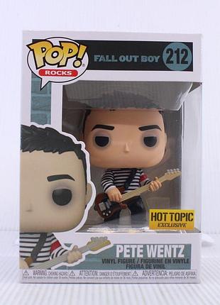 Фігурка funko pop rocks 212 fall out boy pete wentz (hot topic exclusive)