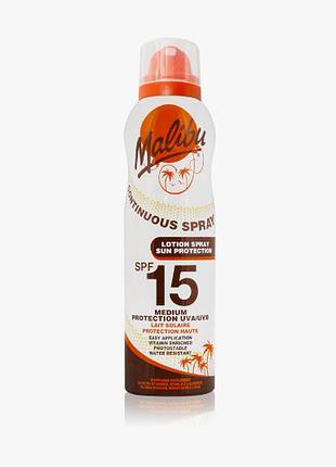 Защитный спрей spf 15 malibu continuous spray