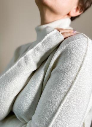 Гольф кашеміровий білий l/xl