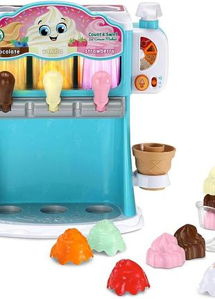 Leapfrog count and swirl ice cream maker 80-619000 stem ліпфрог морозивниця інтерактивний ігровий набір