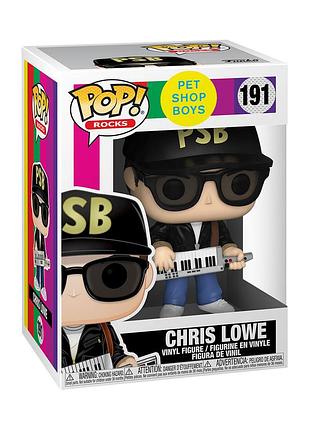 Фігурка funko pop rocks pet shop boys - chris lowe #191