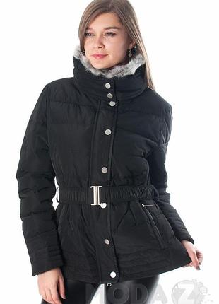 Пуховик paolo prata 01-5007*10 женск. черный 38 (96 511)