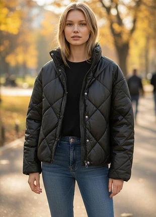 Куртка жіноча весна/осінь чорна die&more 231-5032*10 розмір s/m