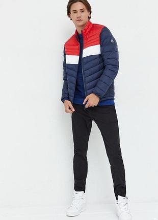(194 389) куртка jack & jones 12211788*57 мужск. темно/сине/красный xl