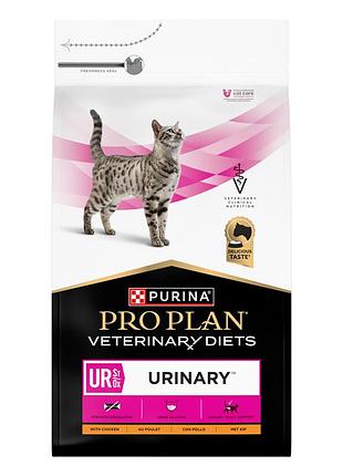Сухой диетический корм pro plan veterinary diets ur urinary для взрослых кошек для растворения и снижения образования струвитных