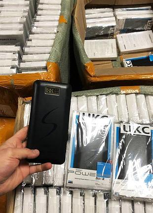 Зарядний пристрій зарядний пристрій зовнішній power bank 30000 mah ukc, портативна батарея op-21 top shop ua_
