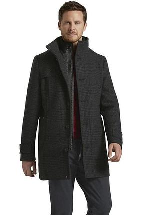 Пальто tom tailor 1020703*24256 мужск. черно/серый 2xl (180 200)