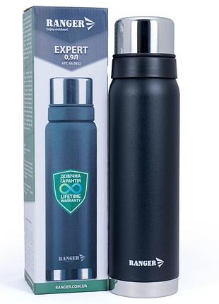 Термос ranger expert 0,9 l black (арт. ra 9932)