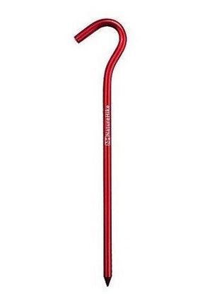 Колки с крючком алюминиевые naturehike nh15a008-i, 16 см, красный (8 шт)