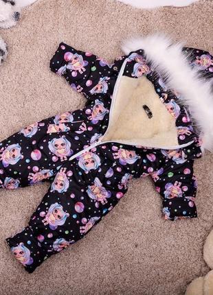 Дитячий зимовий комбінезон