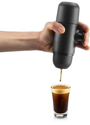 Портативная эспрессо кофеварка wacaco minipresso gr, механическая, для молотого кофе