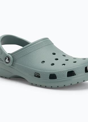 Крокси, тапочки crocs classic clogs grey