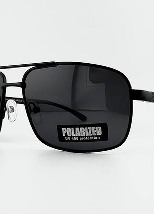 Солнцезащитные очки polarized p319 c1 с поляризацией, черные, флексы