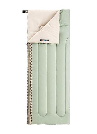 Спальний мішок naturehike l150 nh20msd05, (13°c) лівий, світло-зелений