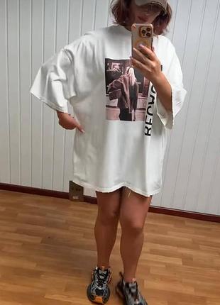 Футболка oversize ✦ (коричневая/белая/черная)