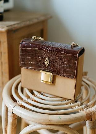 Сумка aron beige/brown