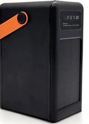 Power bank ym-641 cx 18000 mah с фонариком | повербанк ym-641 cx на солнечной батарее с дисплеем