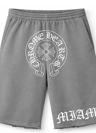Чоловічі оверсайз шорти chrome hearts