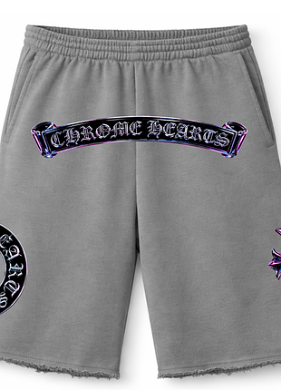 Чоловічі оверсайз шорти chrome hearts