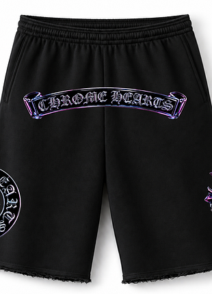Чоловічі оверсайз шорти chrome hearts