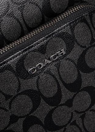 🦁 coach gotham pack in signature canvas 4
