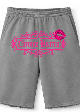 Чоловічі оверсайз шорти chrome hearts