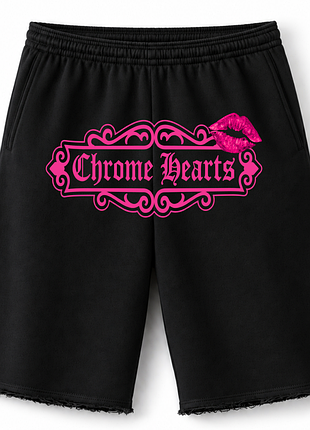 Чоловічі оверсайз шорти chrome hearts