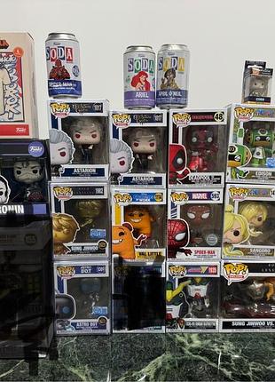 Продам різні фігурки funko pop luffy, cyberpunk, my hero academia 2