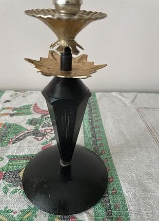 Подсвечник с бакелитовой ручкой