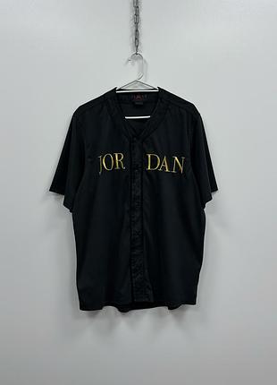 Крута футболка jordan off crt remastered baseball jersey black