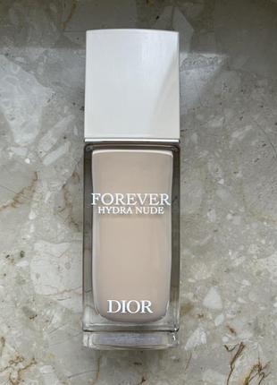 Тональна основа для обличчя dior forever hydra nude у відтінку 0n, оригінал, використаний кілька разів