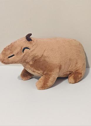Мягкая игрушка "капибара" 30 cm коричневый
