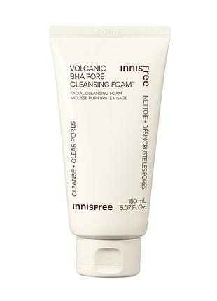 Очищаюча пінка з вулканічної глиною
innisfree volcanic bha pore cleansing foam
