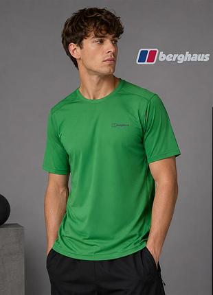 Оригинальная зеленая мужская футболка berghaus l