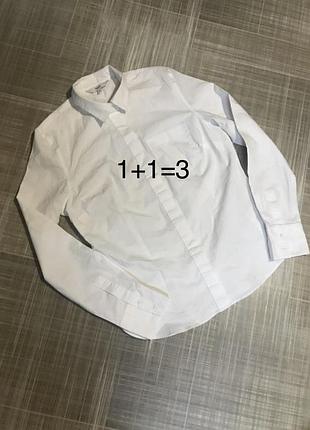 Next💙 жіночий одяг/біла сорочка з довгими рукавами💛 36/s/44