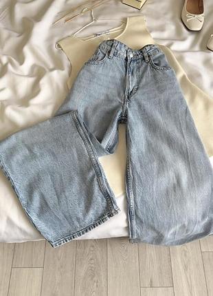 Джинси фасону палаццо wide leg