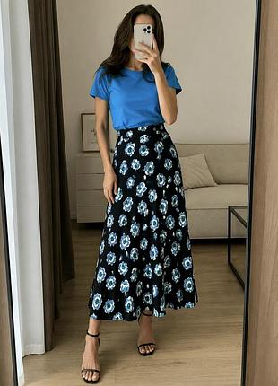 Юбка миди женская бренда zara