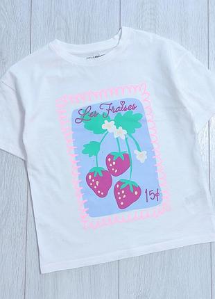 Красивая футболочка f&amp;f 7-8 лет